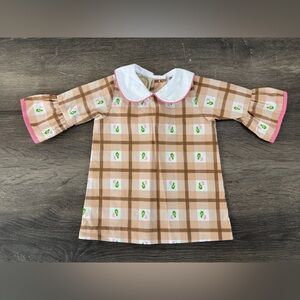 TBBC Like New 12-18mos Classic Campbell broadcloth dress